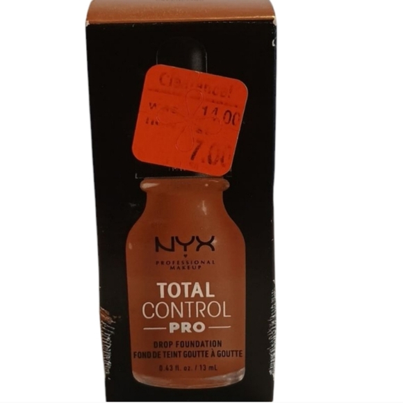🌹3/$12 NYX Total Control Pro Drop Foundation, Cappuccino - Picture 1 of 5